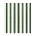 Toboli 20x tuteurs verts 150 cm � 11 mm tuteurs en m�tal et plastique tuteurs pour tomates et plantes ...