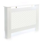 Toboli habillage de radiateur blanc 112 x 19 x 82 cm cache - radiateur en mdf habillage en bois pour ...