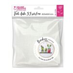 Graine cr�ative - toile aida 5. 5 pts / cm blanche 50 x 60 cm