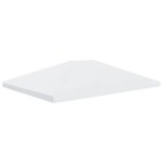 Toile de belvédère - vidaxl - 4x3 m - blanc crème - 310 g / m² - protection soleil et pluie légère Toile de belvédère - vidaxl - 4x3 m - blanc crème - 310 g / m² - protection soleil et pluie légère