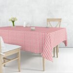 Toile cir�e 140 cm normandie rouge rect 140 x 150 cm - roul� sur tube en carton (sans plis)