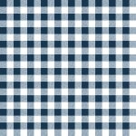 Nappe toile cirée au mètre - largeur 140 cm - vichy marine - bleu Nappe toile cirée au mètre - largeur 140 cm - vichy marine - bleu