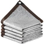 Toile dombrage aluminet 3 x 6 m pare - soleil avec ?illets pour jardin pour abri de plantes serre poulailler ...