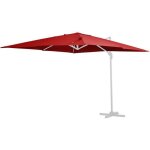 Toile parasol déporté sun 3 - 3 x 3 m - rouge Toile parasol déporté sun 3 - 3 x 3 m - rouge