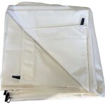 Toile pour pergola autoportante 3  3m cassis beige