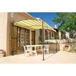 Toile de pergola crme 3 x 25m 180g / m2