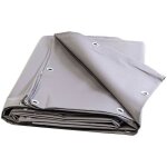 Tecplast toile pergola grise 3x5 m xp640pr - garantie 10 ans - bche pergola ou tonnelle tanche en pvc ...