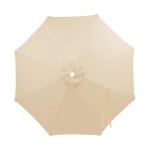 Toile de rechange pour parasol 6 ou 8 bras jzsh tailles: 2m2. 3m2. 5m2. 7m3m3. 5m. housse jardin terrasse ...