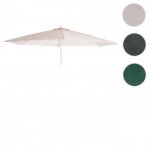 Toile de rechange pour parasol florida toile de rechange pour parasol � 3m polyester 6 baleines ~ vert ...