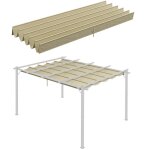 Toile de rechange pergola r�tractable rojas beige