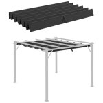 Toile de rechange pergola r�tractable taros grise