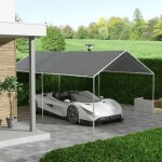 Toile de remplacement pour carport 3 x 6 m avec 48 �lastiques � boules (housse uniquement cadre non inclus) ...