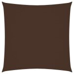 Toile solaire bmp - anti uv voile de parasol tissu oxford carr 3x3 m marron lu30nb