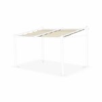 Toile de toit �crue pour tonnelle 3x4m murum - toile de rechange pergola. toile de remplacement