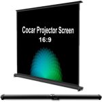 Toile videoprojecteur 50 ecran projection portable r�tractable pull - out style pour led / lcd / dlp ...