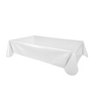 Toilinux - nappe en toile cir�e rectangulaire uni - 140 x 250 cm - blanc