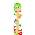 Toise animaux de la fort - ulysse couleurs denfance - pour mesurer les enfants de 80 cm  1m55