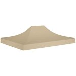 Toit de tonnelle - vidaxl - 4x3 m - beige - 270 g / m² - imperméable Toit de tonnelle - vidaxl - 4x3 m - beige - 270 g / m² - imperméable