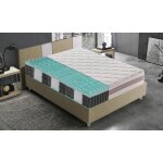Tokyo - matelas 90x190 à ressorts ensachés indépendants à 9 zones et mémoire de forme Tokyo - matelas 90x190 à ressorts ensachés indépendants à 9 zones et mémoire de forme