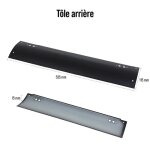 T�le arri�re barbecue somagic - acier galvanis� l535 x l115 x h15 cm