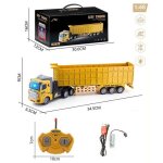 Tombereau - camion t�l�command� sans fil semi remorque lourd v�hicule de transport conteneur tracteur ...
