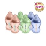 Tommee tippee - lot de 6 biberons closer to nature - 260ml - multicolore Tommee tippee - lot de 6 biberons closer to nature - 260ml - multicolore