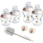 Tommee tippee - biberons coffret naissance natural start, anti - colique, auto - strilisant, rose