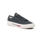 Tommy hilfiger - baskets tommy jeans � lacets pour homme - gris