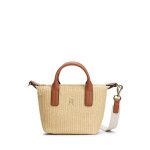 Tommy hilfiger popette - mini sac cabas natural - cognac aw0aw18526 - 0f4
