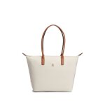 Tommy hilfiger popette - sac cabas ecru aw0aw17711 - aeo