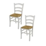 Tommychairs - set 2 chaises cuisine venezia style shabby chic structure en bois de hêtre vieilli à la ... Tommychairs - set 2 chaises cuisine venezia style shabby chic structure en bois de hêtre vieilli à la ...