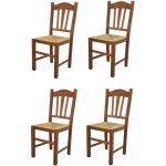 Tommychairs - set 4 chaises cuisine silvana robuste structure en bois de hêtre peindré en noyer clair ... Tommychairs - set 4 chaises cuisine silvana robuste structure en bois de hêtre peindré en noyer clair ...