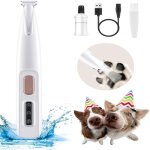 Tondeuse pour animaux de compagnie - faible bruit - rechargeable - led - chien - tanche