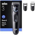 Tondeuse  barbe - braun - series 3 - lame ultra - affte - autonomie 50 min - 40 longueurs