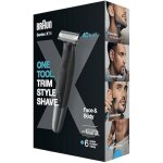 Tondeuse � barbe - braun - xt5200 - lame 4d - skinshield - �tanche et sans fil