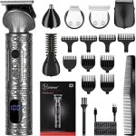 Tondeuse  barbe pour hommes - kit de toilettage coffret d?pilation9
