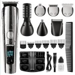 Tondeuse cheveux hommes audburn 11 - en - 1 - noir - charge usb - autonomie 90 min Tondeuse cheveux hommes audburn 11 - en - 1 - noir - charge usb - autonomie 90 min