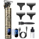 Tondeuse cheveux hommestondeuse kit barbe electriques professionnelle sans fil cran  led rechargeable ...