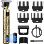 Tondeuse cheveux hommestondeuse barbe hommerasoir electriques avec afficheur ledt - blade tondeuse finition ...
