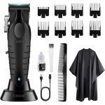 Tondeuse � cheveux kemei 2296 professionnelle sans fil rechargeable usb 350 min