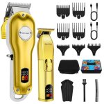 Tondeuse cheveux - kern tech - avec �cran led - faible bruit et �tanche - avec de nombreux accessoires ...