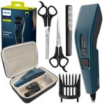 Tondeuse cheveux - philips - hc3505 15 - acier inoxydable - trim - n - flow - 13 hauteurs - �tui - kit ...