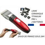 Tondeuse cheveux de salon ceramique titane pro