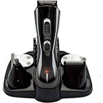 Tondeuse cheveux sans fil + tondeuse corporelle + kit barbe accessoires pour tondeuse cheveux rasoir
