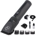 Tondeuse pour animaux - marsee - tondeuse chien - rechargeable - 4 niveaux de coupe - lame en acier inoxydable ...