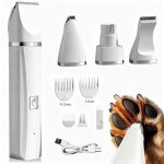 Tondeuse chien - tondeuse chat - silencieuse tondeuse pour chien - 4 t�tes de coupe multifonctions pour ...