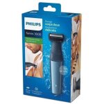 Tondeuse corps philips bg3015 / 15 s�ries 3000 - sabots corps bidirectionnels - respectueuse de la peau ...