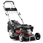 Tondeuse  gazon essence 165cc 6cv dmarrage lectrique 4 temps automotrice lame 460mm panier de 55l ...