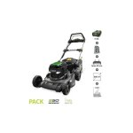 Tondeuse gazon batterie tracte egopower carter acier 50 cm batterie 5 ah et chargeur rapide inclus lm2021 ...