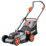 Tondeuse � gazon �lectrique 1 200 w largeur de coupe 34 cm bac de ramassage de 35 litres 6 r�glages de ...
